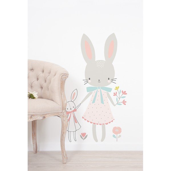 Vaikų lipdukas 58x90 cm Little Miss Rabbit – Lilipinso-image-1