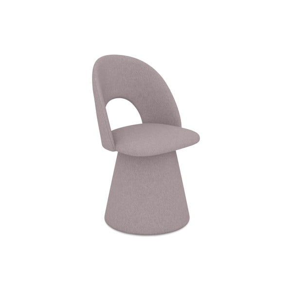 Levandų spalvos iš audinio valgomojo kėdė Kalo – Makamii