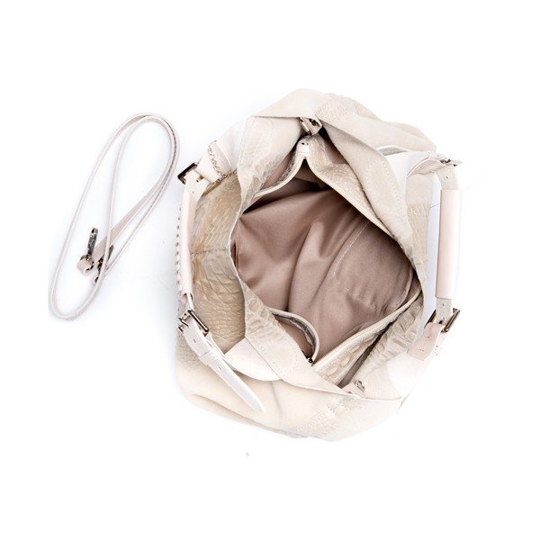 Odinė rankinė Roberta M. 820 Beige-image-3