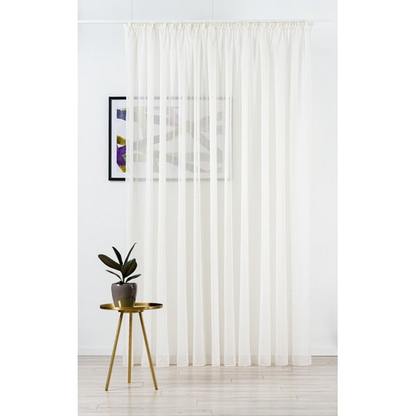 Permatoma užuolaida kreminės spalvos 140x245 cm Vicenza – Mendola Fabrics-image-2