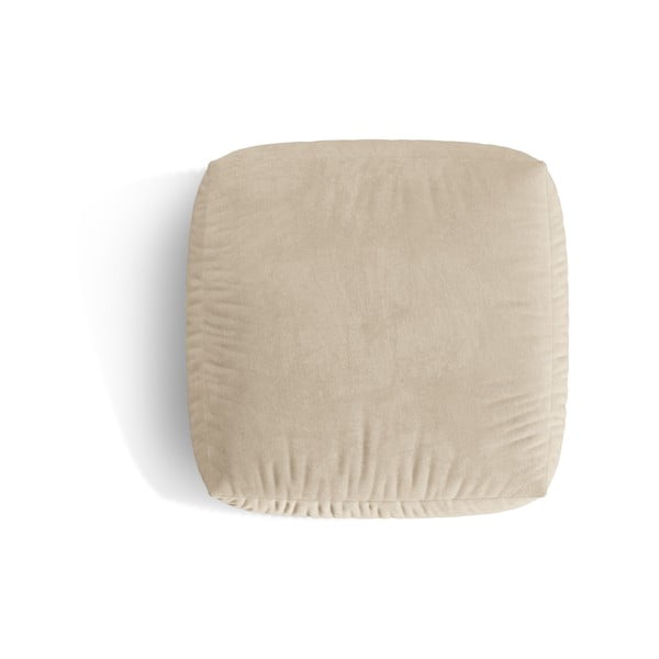 Smėlio spalvos iš velveto modulinė taburetė Martina – Micadoni -image-2