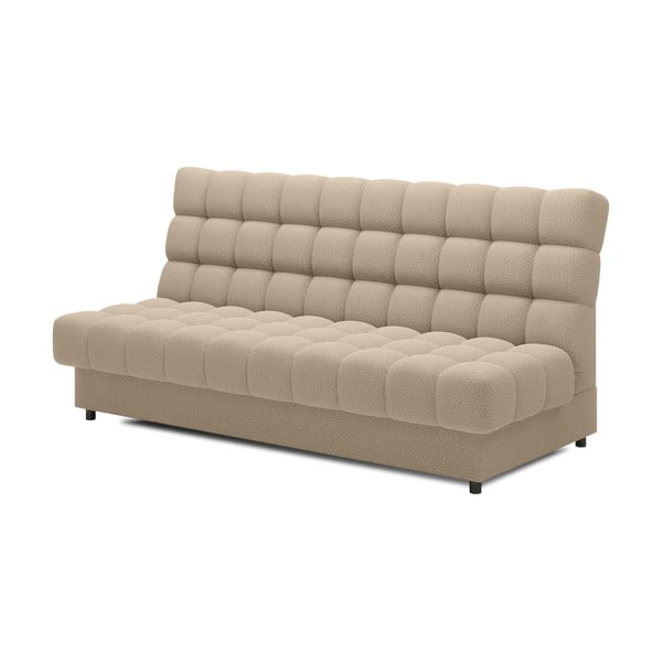 Smėlio spalvos iš boucle sulankstoma/su sandėliavimo vieta sofa 197 cm Clareta – ELTAP-image-2