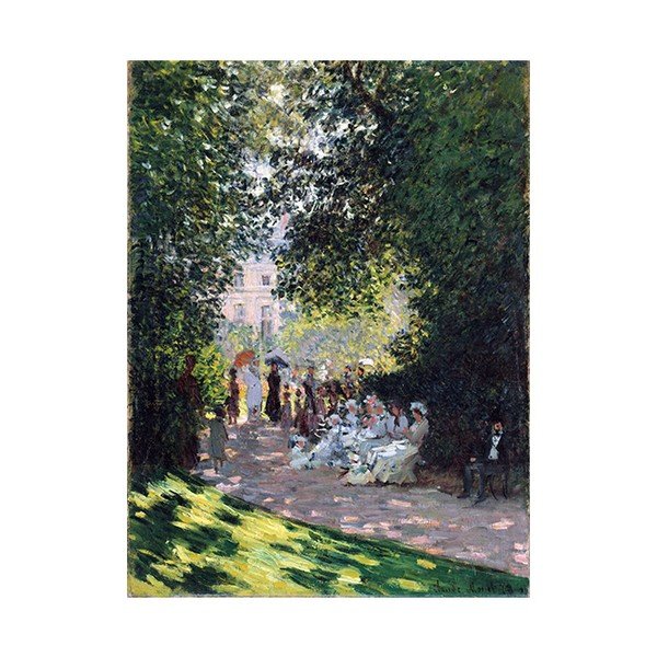 Klodas Monė - Monso parkas, 40x30 cm