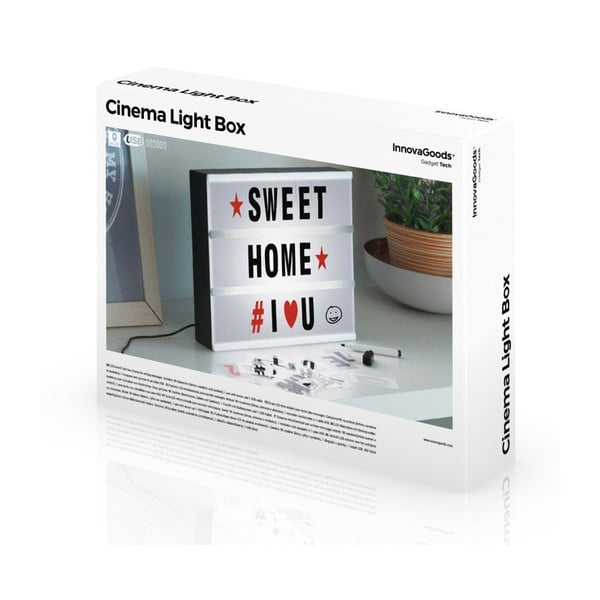 Šviečianti lenta su raidėmis ir pieštuku "InnovaGoods Cinema Box-image-3