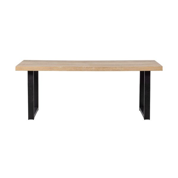 Valgomojo stalas su mango masyvo stalviršiu WOOOD, 180 x 90 cm-image-2