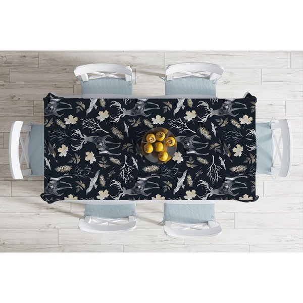 Kalėdinė staltiesė Minimalist Cushion Covers Dark Forest, 140 x 180 cm -image-1