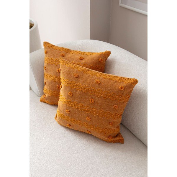 Dekoratyviniai pagalvių užvalkalai 2 vnt. 43x43 cm Tuffet – Mioli Decor-image-2