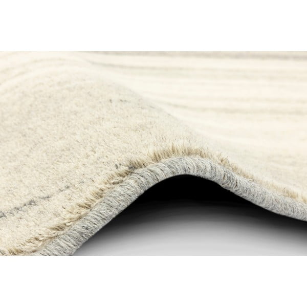 Kilimas iš vilnos kreminės spalvos 200x300 cm Haze – Agnella-image-2