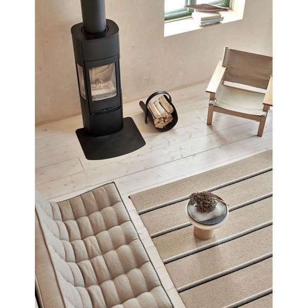 Smėlio spalvos lauko kilimas 70x240 cm Olle Mud Beige – Pappelina-image-2