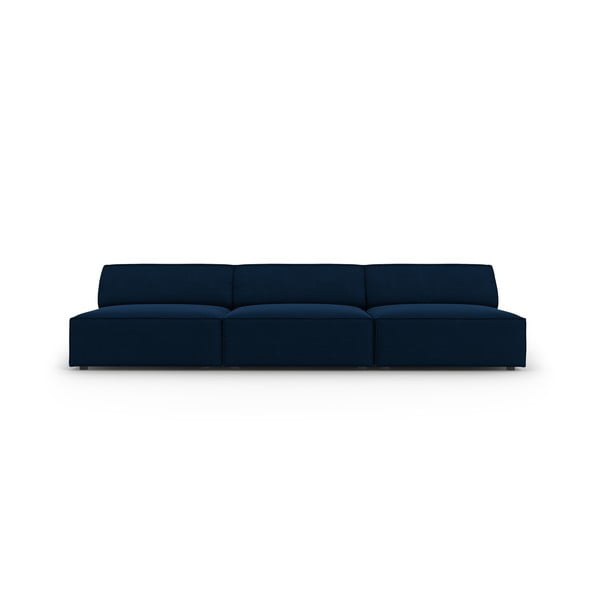 Sofa tamsiai mėlynos spalvos iš velveto 240 cm Jodie – Micadoni Home