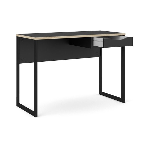Juodas darbo stalas Tvilum Function Plus, 110 x 48 cm-image-3