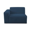 Iš boucle modulinė sofa tamsiai mėlynos spalvos (su kairiuoju kampu) Roxy – Scandic