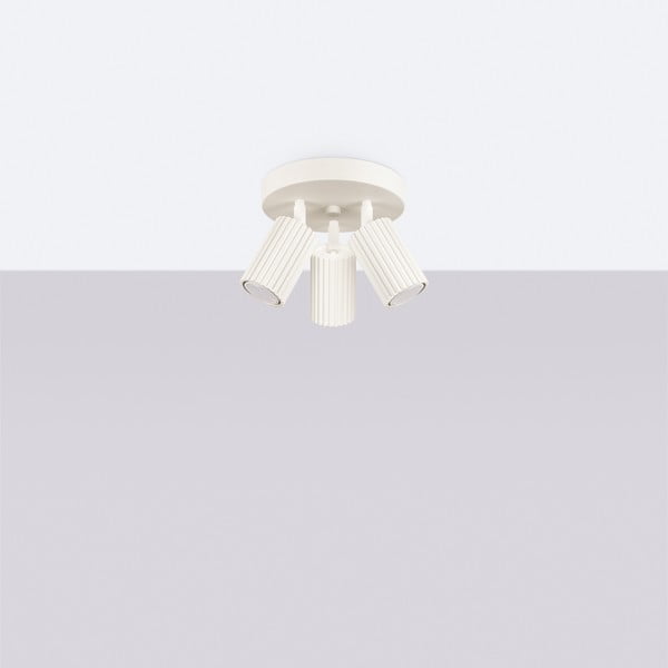 Kreminės spalvos taškinis šviestuvas Gleam – Sollux-image-3