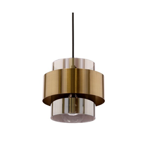 Juodos spalvos kabantis šviestuvas ø 18 cm su stiklo gaubtu Spiega – Candellux Lighting-image-3