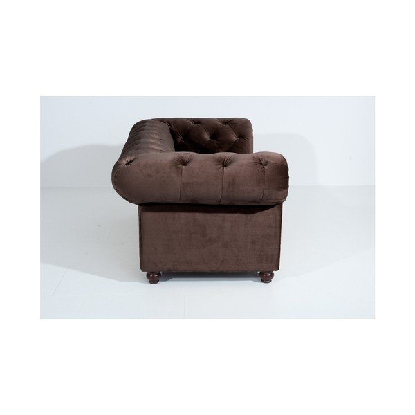 Tamsiai ruda "Max Winzer Orleans Velvet" sofa, 196 cm-image-4