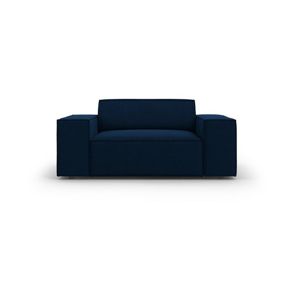 Iš velveto krėslas tamsiai mėlynos spalvos Jodie – Micadoni Home-image-3