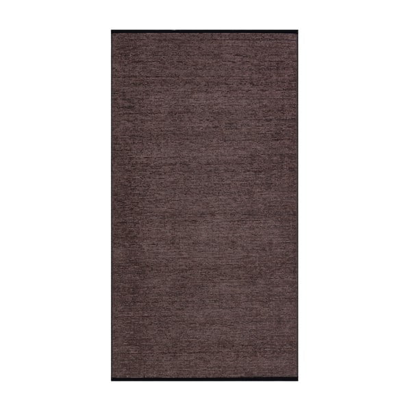 Skalbiamas iš medvilnės kilimas bordo spalvos/juodos spalvos 80x200 cm Bendigo – Vitaus