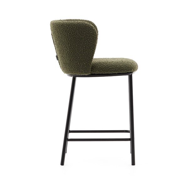 Baro taburetė žalios spalvos (sėdynės aukštis 65 cm) Ciselia – Kave Home-image-3