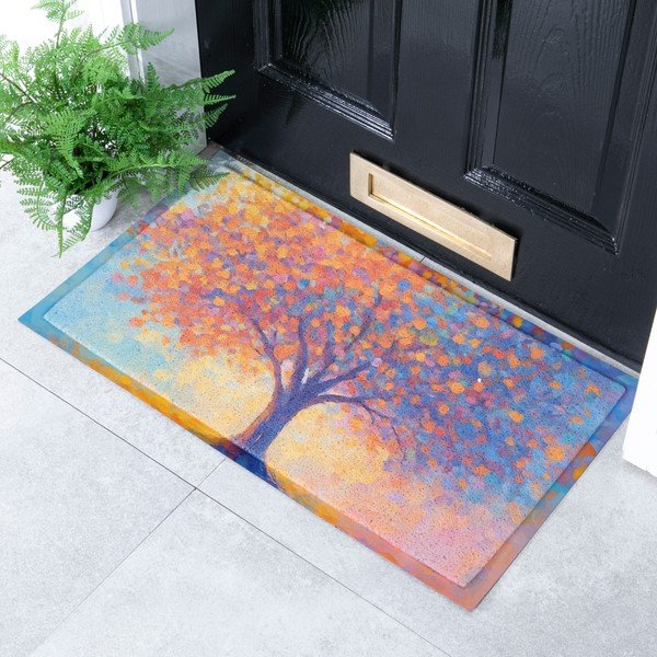 Iš PVC grindų kilimėlis 40x70 cm Tree Of Life – Artsy Doormats-image-1