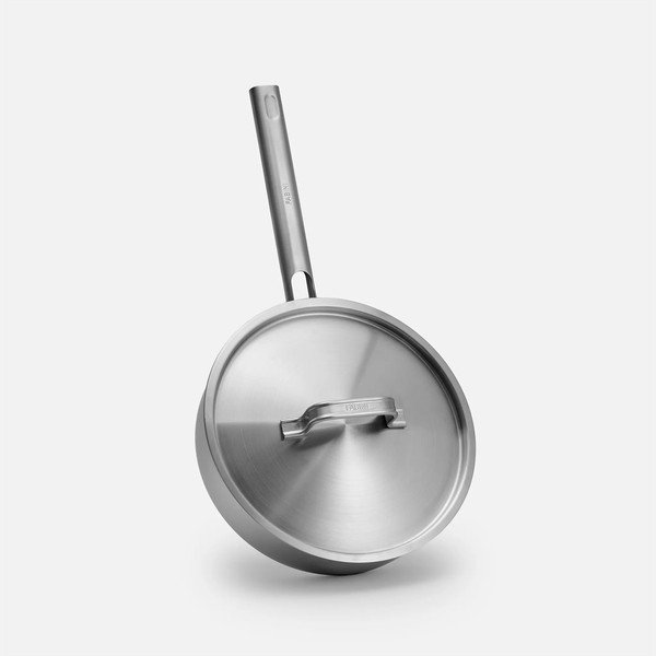 Keptuvė iš nerūdijančio plieno su dangčiu ø 24 cm Lucca 4.0 – FABINI-image-1