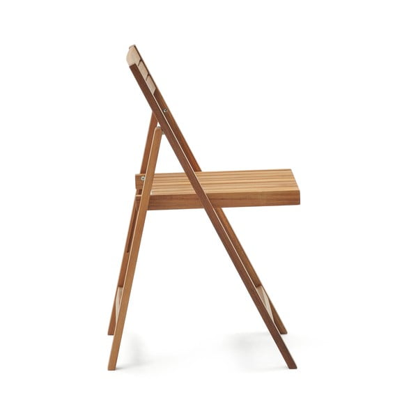 Natūralios spalvos medžio masyvo sodo kėdė Sadirar – Kave Home-image-2