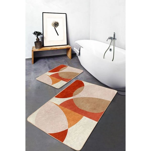 Iš velveto vonios kilimėliai 2 vnt. 60x100 cm – Mila Home-image-1