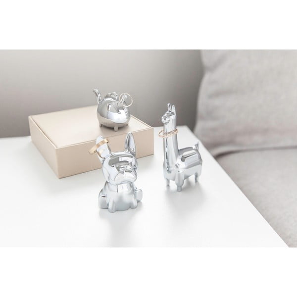 Umbra Zoola Lama sidabrinis žiedų stovas-image-1