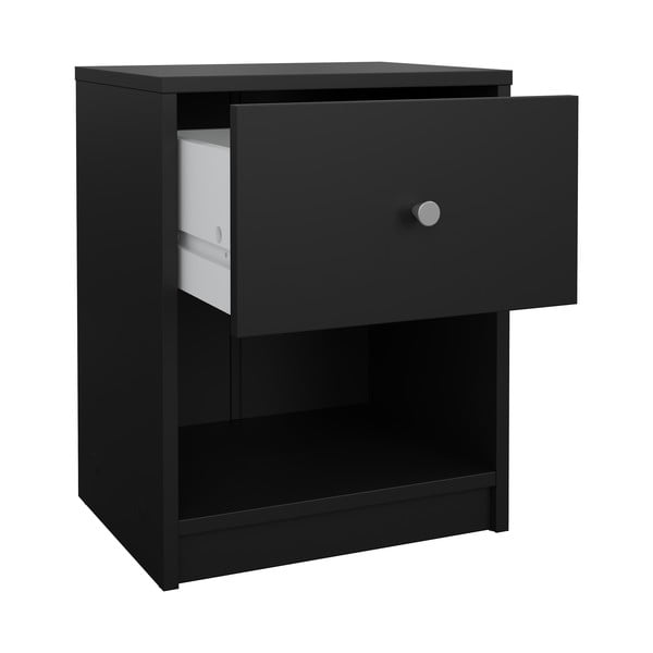 Juodos spalvos naktinis staliukas May – Tvilum-image-2