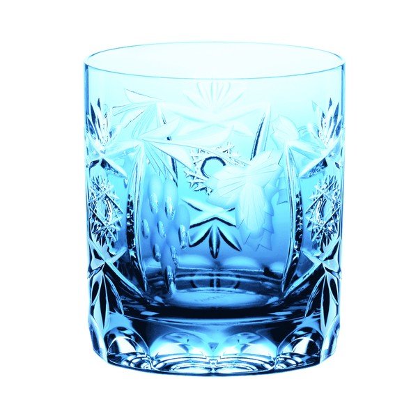 Turkio spalvos krištolinė viskio taurė Nachtmann Traube Whisky Tumbler Aquamarine, 250 ml