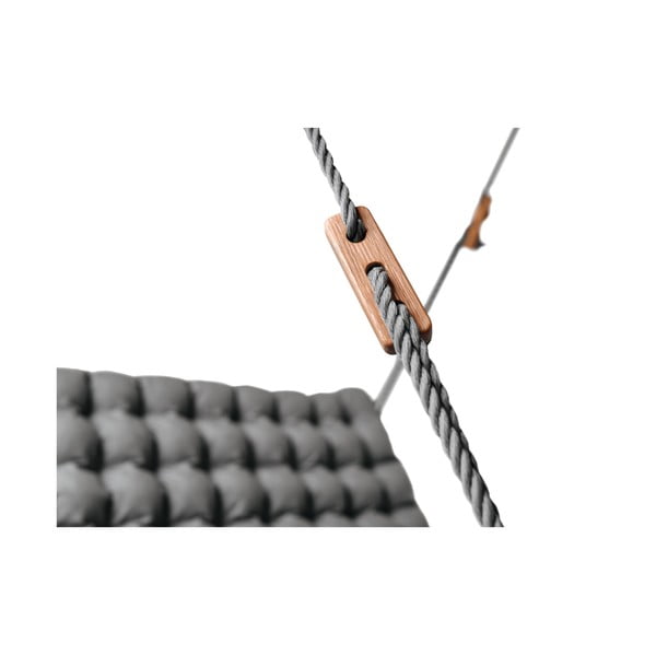 Tamsiai pilkos pakabinamos dvivietės sūpynės Linda Vrňáková Vikos-image-2