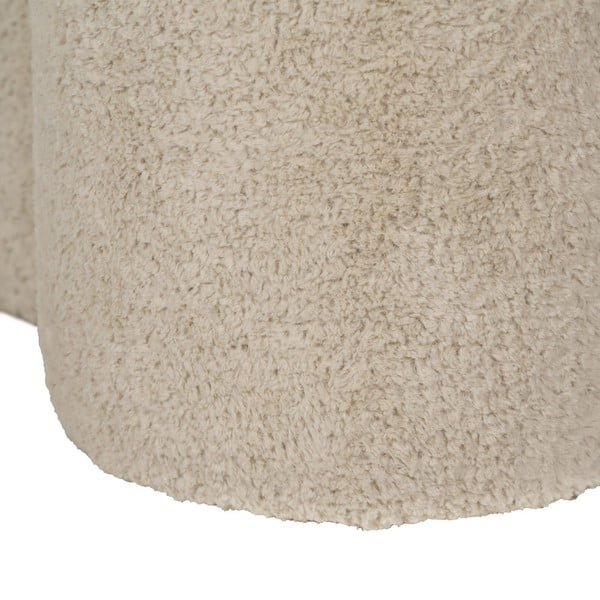 Smėlio spalvos iš boucle pufas – Ixia-image-3