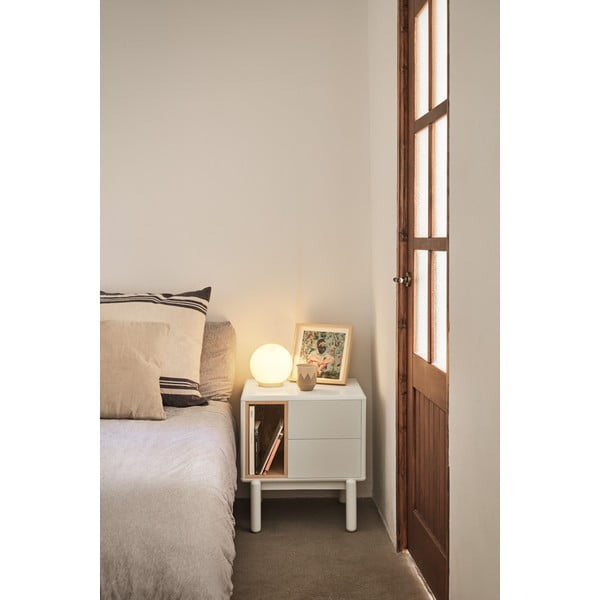 Kreminės spalvos naktinis staliukas Corvo – Teulat-image-4