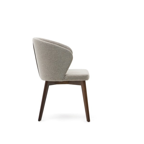 Smėlio spalvos iš audinio valgomojo kėdė Darice – Kave Home-image-2