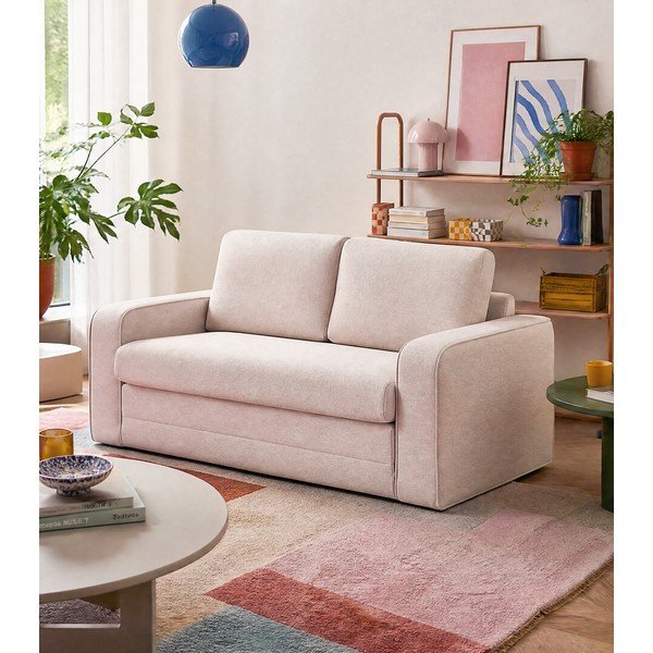 Sulankstoma sofa smėlio spalvos 160 cm Come – Bobochic Paris-image-1