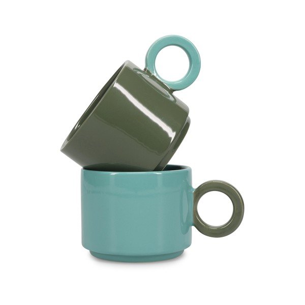 Mėlynos spalvos iš molio puodelis 280 ml Lou – ONA-image-2