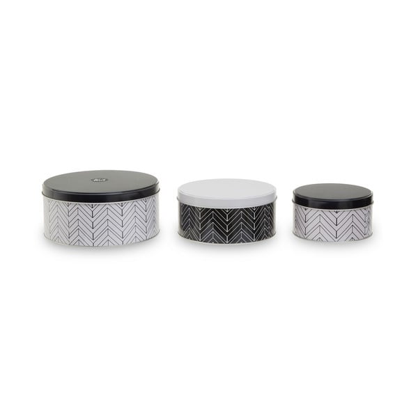 Iš metalo maisto laikymo indai 3 vnt. maistui Urban – Premier Housewares-image-2