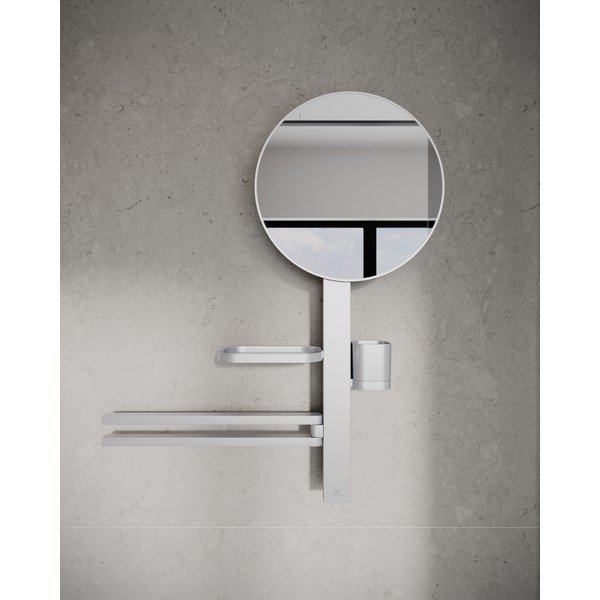 Sieninis veidrodis su lentyna/su laikikliu ø 33 cm ALU+ – Ideal Standard-image-1