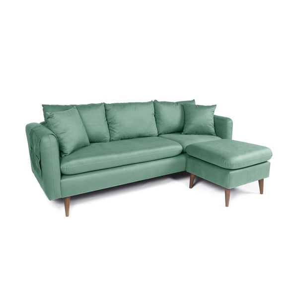 Sofa turkio spalvos 215 cm Sofia – Balcab Home-image-3