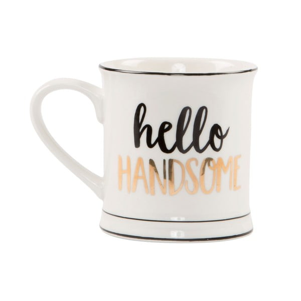 "Sass & Belle Hello Handsome" puodelis, 450 ml