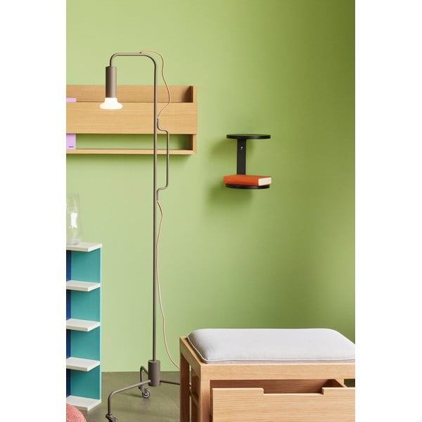 Kelių aukštų sieninė lentyna juodos spalvos 25,5 cm Oto – Hübsch-image-1