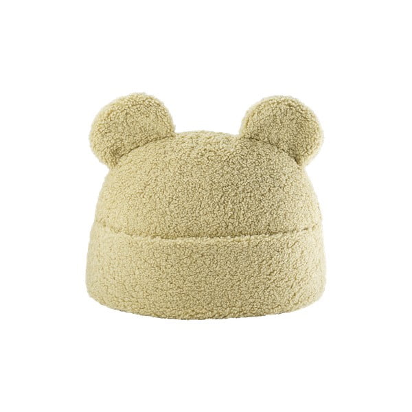 Žalios spalvos iš boucle vaikiška sofos pagalvėlė Teddy Pouch – Wigiwama