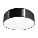 Juodas lubinis šviestuvas Sollux Atis Ceiling