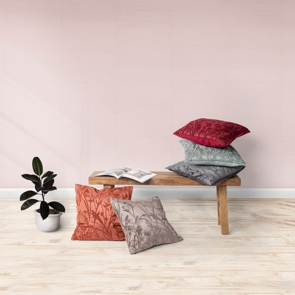 Pilkos spalvos dekoratyvinė pagalvė Tiseco Home Studio Iris, 45 x 45 cm-image-1