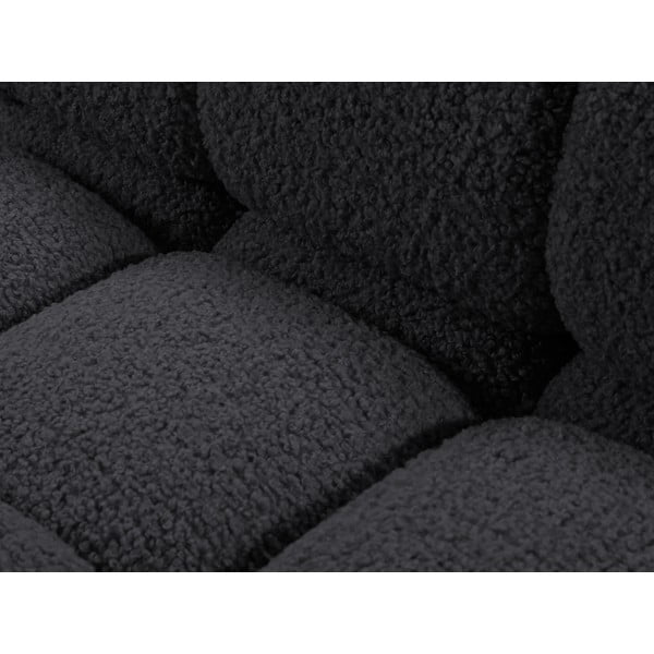 Iš boucle sofa antracito spalvos 288 cm Bellis – Micadoni -image-1