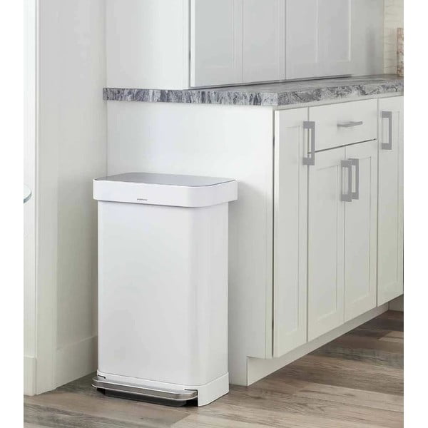 Balta šiukšliadėžė simplehuman, 45 l-image-1