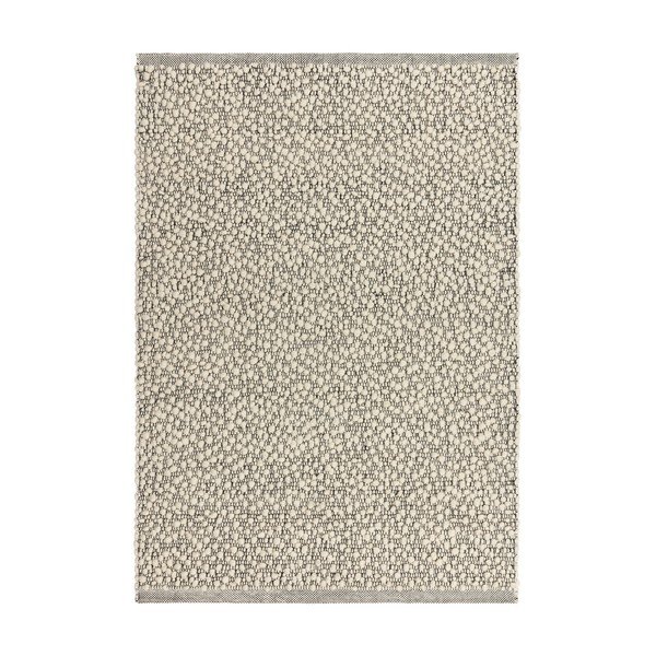 Rankų darbo pilkos spalvos iš vilnos mišinio kilimas 200x290 cm Claude – MADE