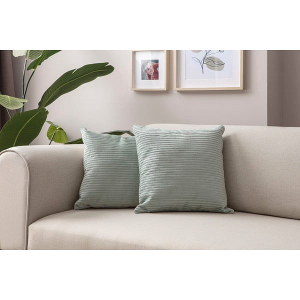 Iš kordinio velveto dekoratyviniai pagalvių užvalkalai 2 vnt. 43x43 cm – Mioli Decor-image-3