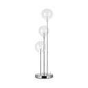 Sidabro spalvos šviesos dekoracija Markslöjd Master Trio, aukštis 60 cm