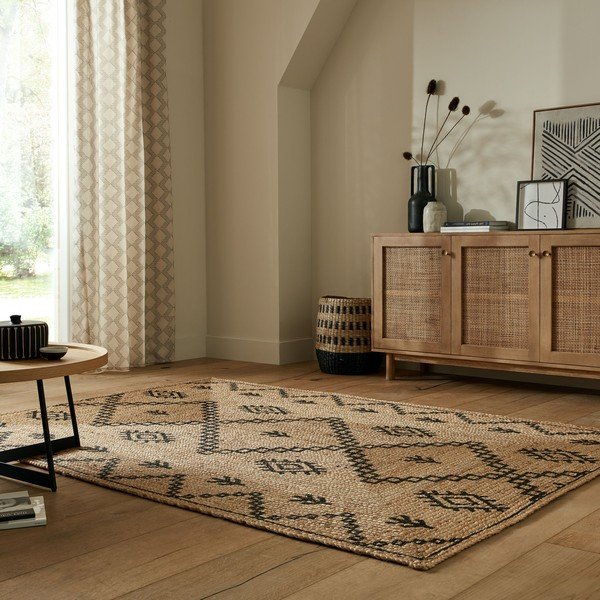 Kilimas iš džiuto natūralios spalvos 120x170 cm Rowen – Flair Rugs-image-1
