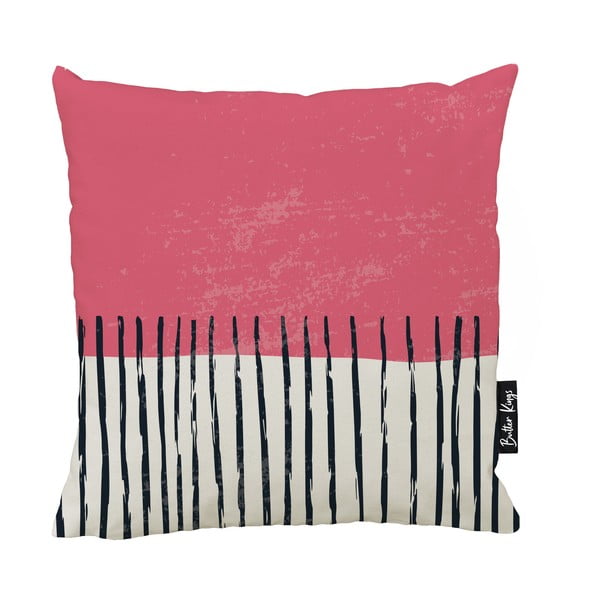 Dekoratyvinis pagalvės užvalkalas 50x50 cm Black Stripes in Colors – Butter Kings